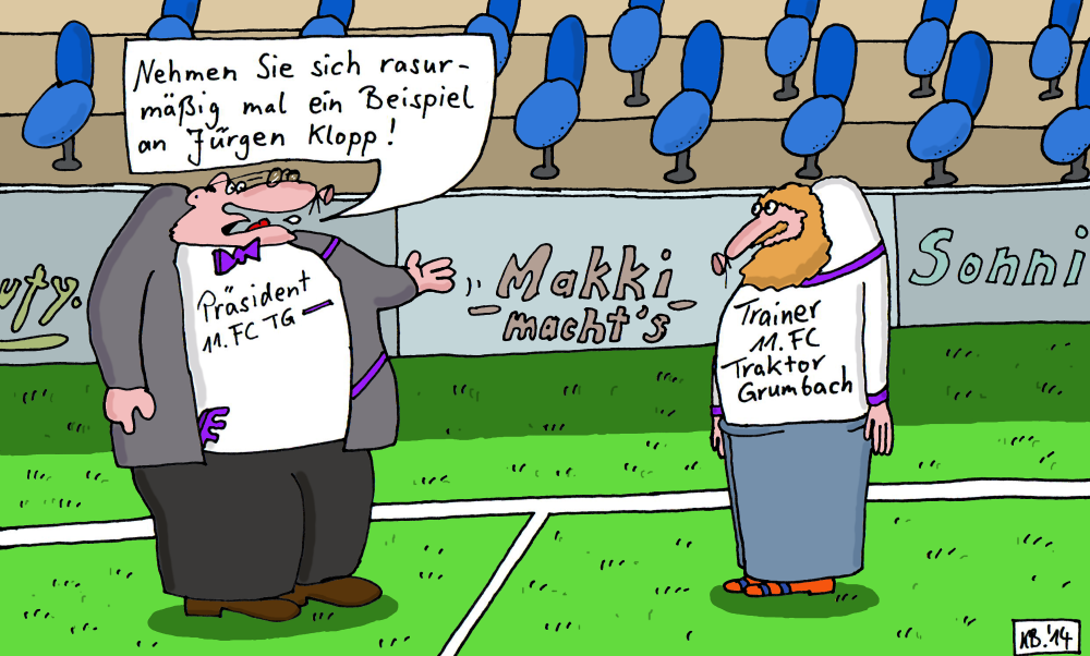 Cartoon: Präsident 1