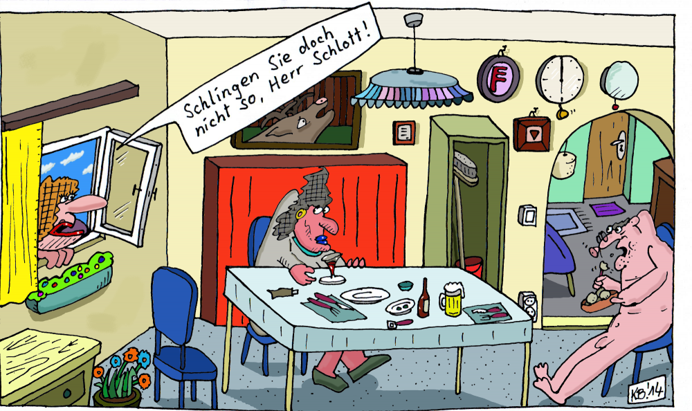 Cartoon: Nachbarschaft 1