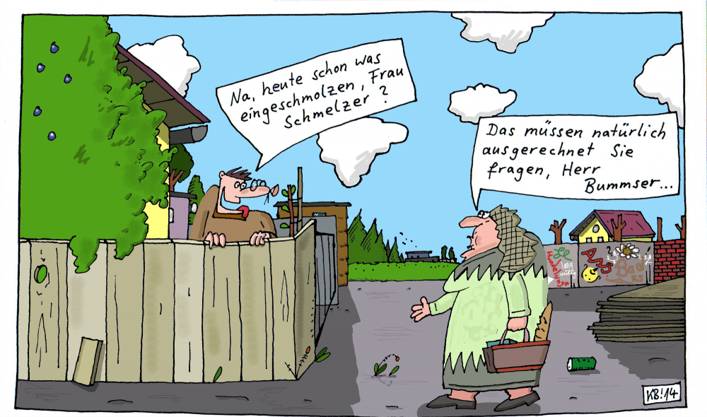 Cartoon: Zaungelapp 1