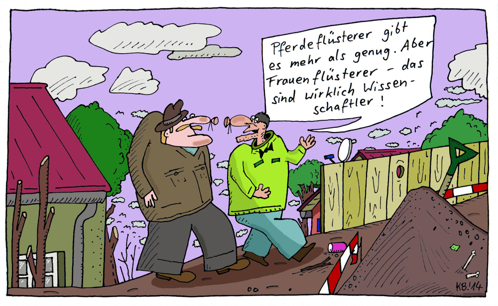 Cartoon: Herrengespräch 1