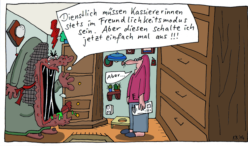 Cartoon: Dienstlich 1