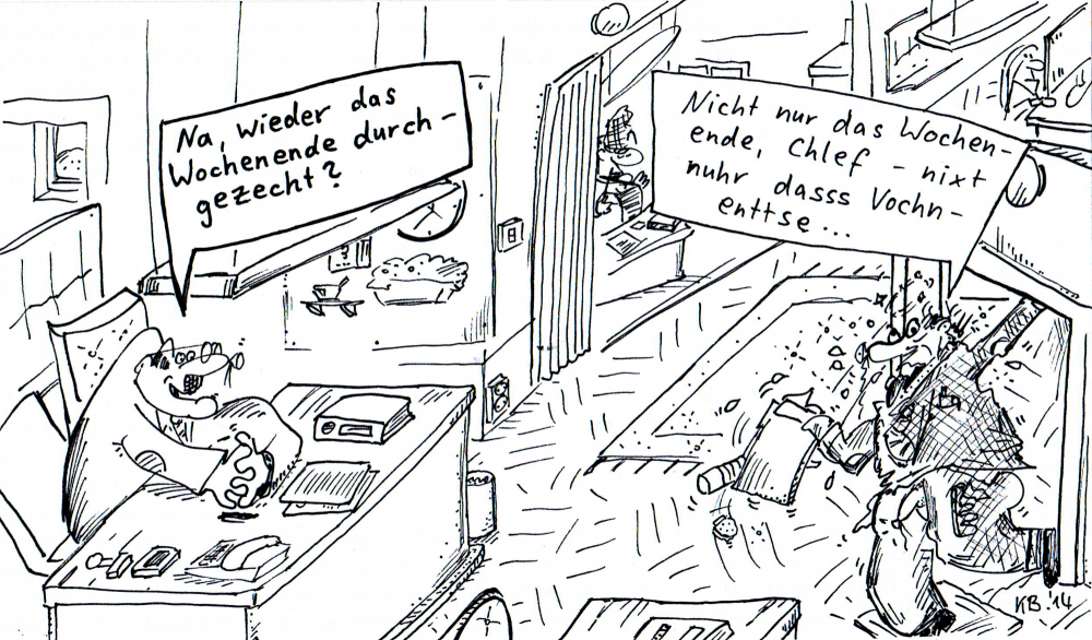 Cartoon: Büro Büro ... 1