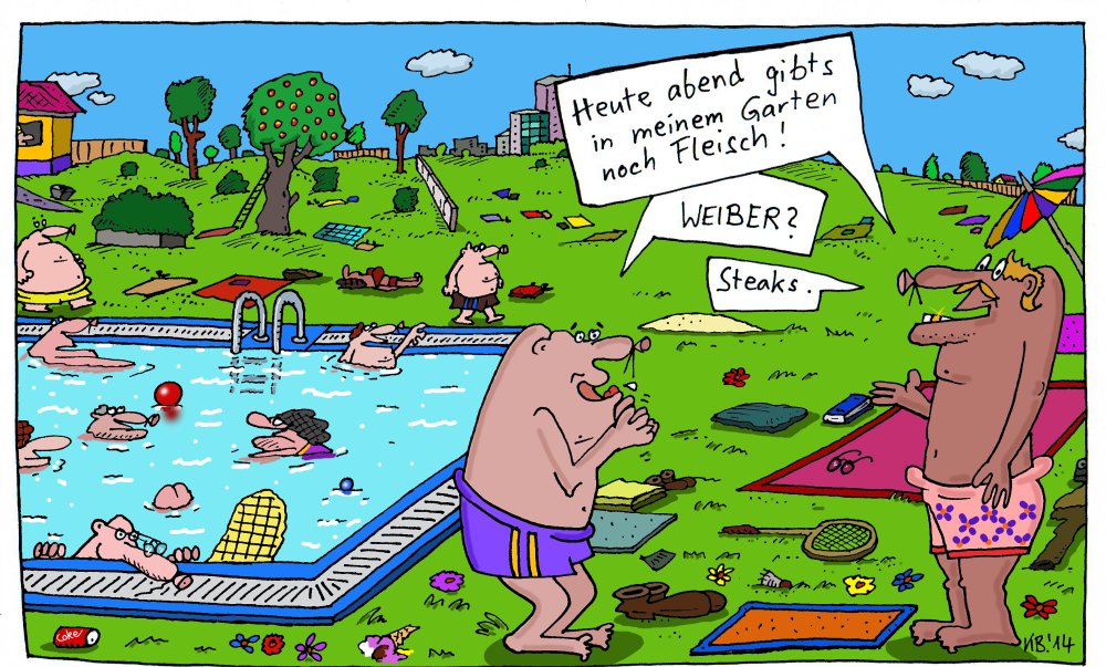 Cartoon: heute abend 1
