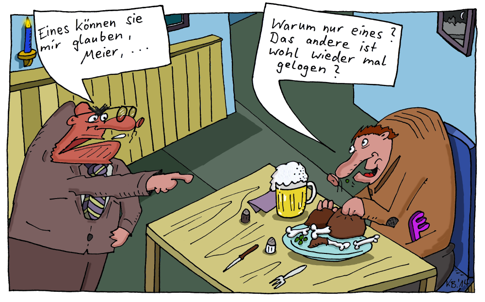 Cartoon: Restaurant 1