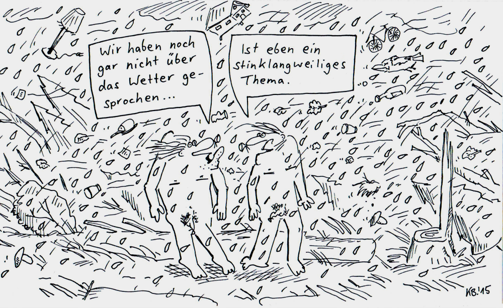Cartoon: Die Spaziergänger 1