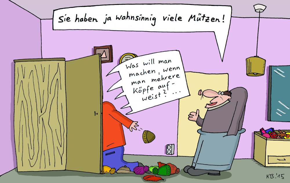Cartoon: wahnsinnig 1
