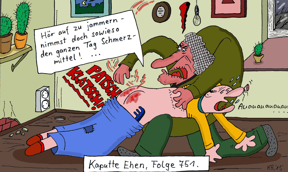 Cartoon: den ganzen Tag 1