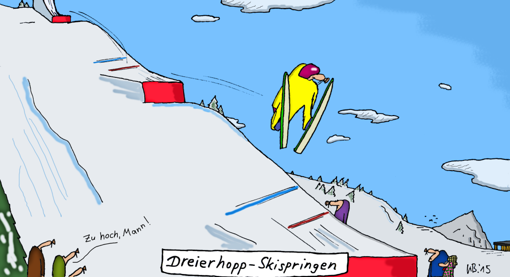 Cartoon: neue Disziplin 1