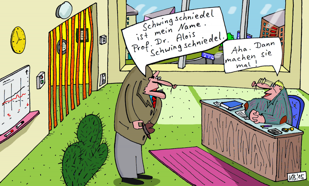 Cartoon: Aha 1
