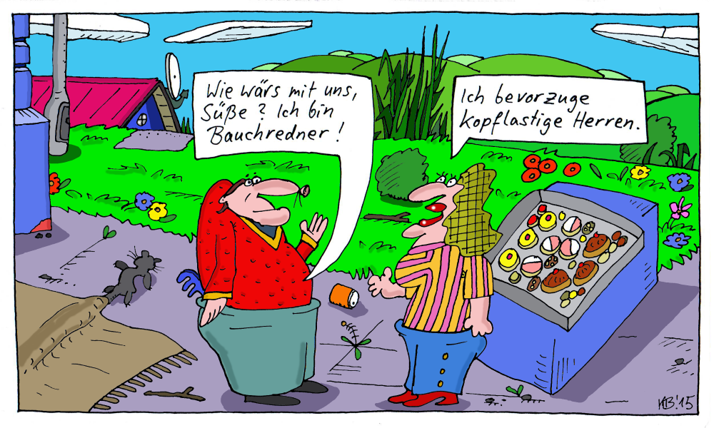Cartoon: Anmache 1