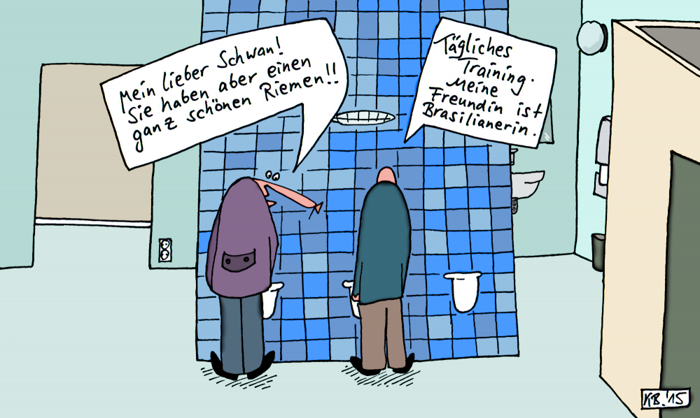 Cartoon: Herren-WC 1