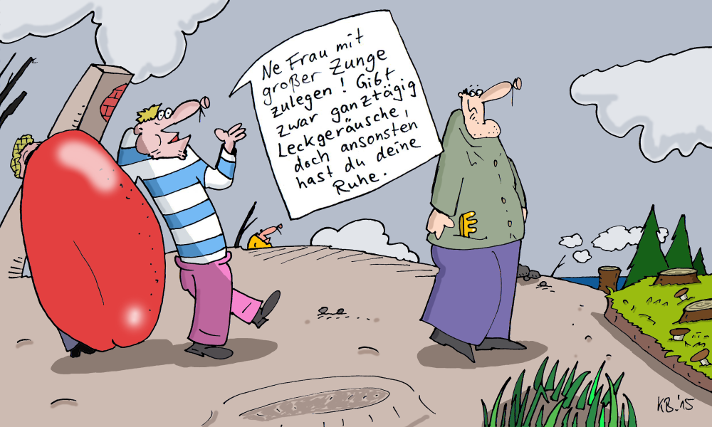 Cartoon: einfach zulegen 1
