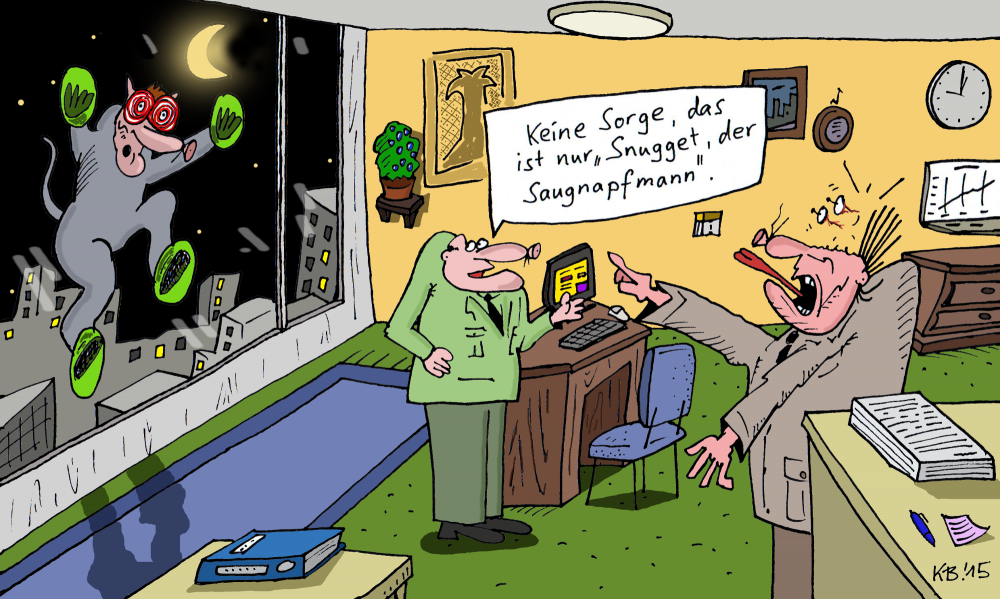 Cartoon: Glasscheibe 1