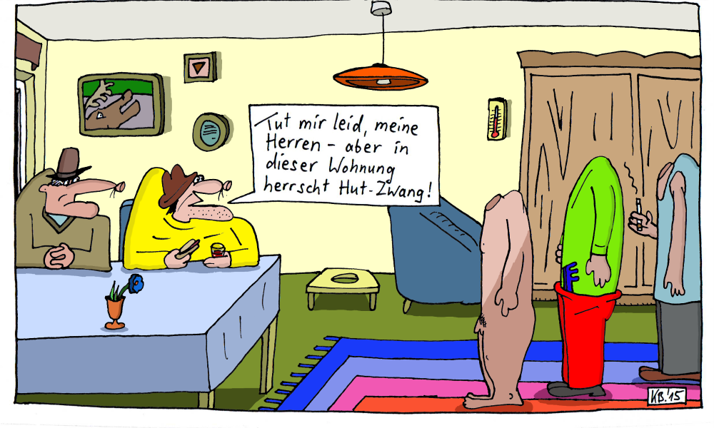 Cartoon: harte Sitte 1
