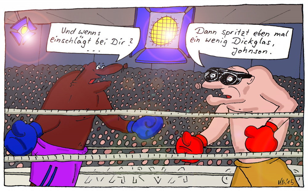 Cartoon: Einschlag 1