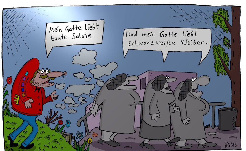 Cartoon: Salat 1
