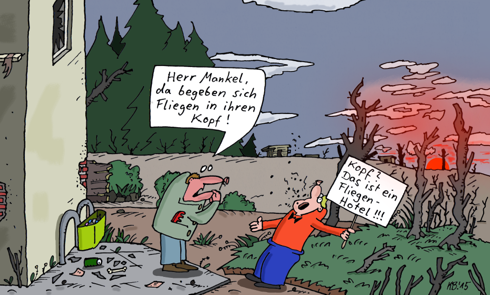 Cartoon: Herr Mankel 1