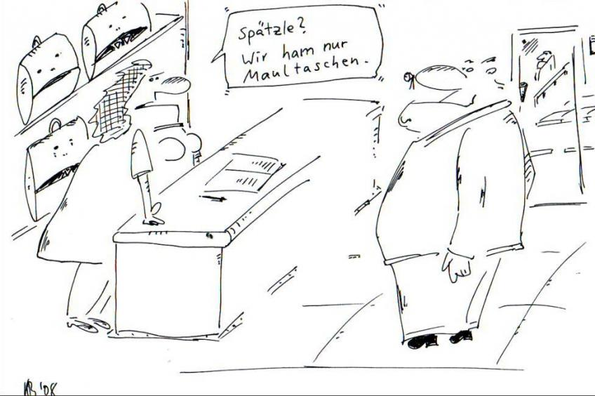 Cartoon: in den Himmeln 3