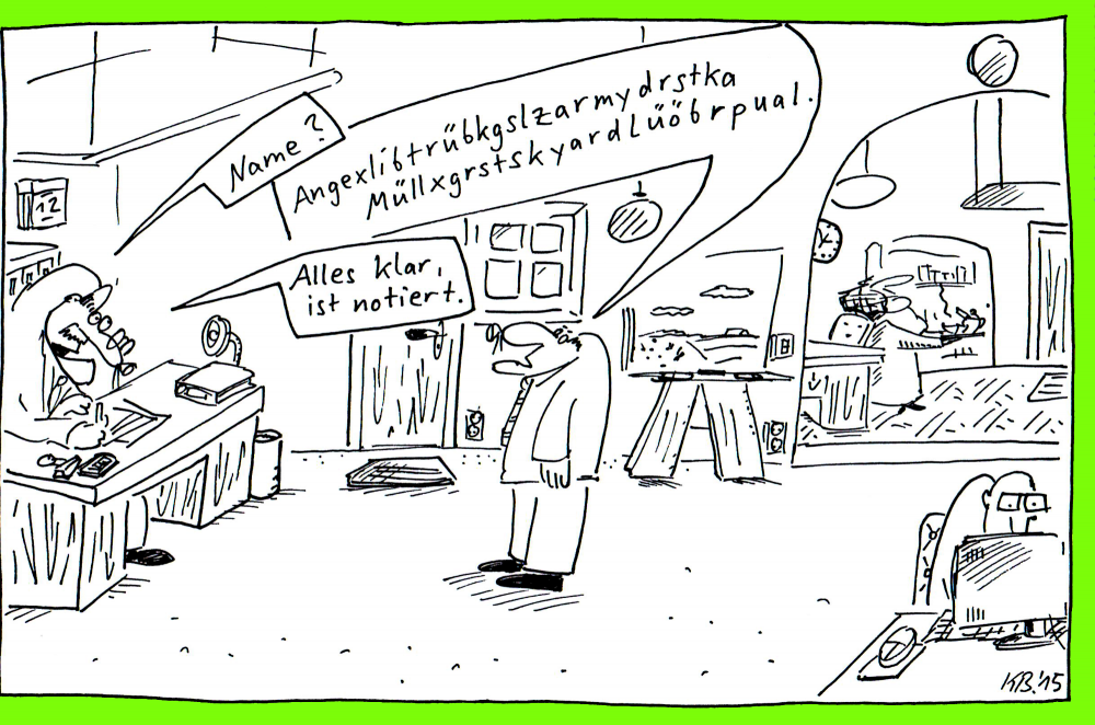 Cartoon: Sachbearbeiter 1
