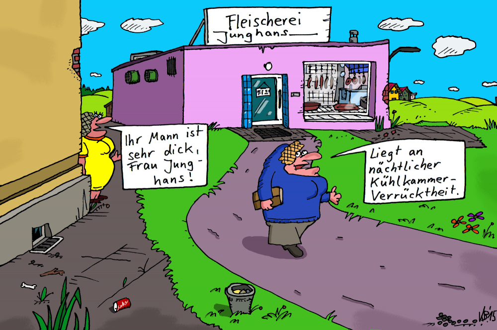Cartoon: Fleisch 1