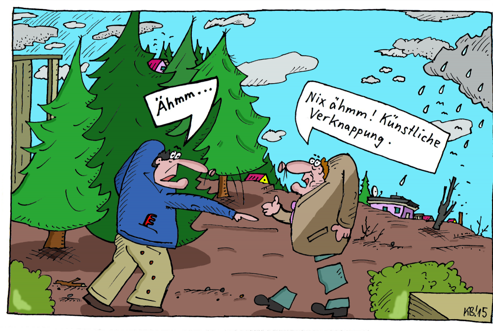 Cartoon: Ähmm ... 1