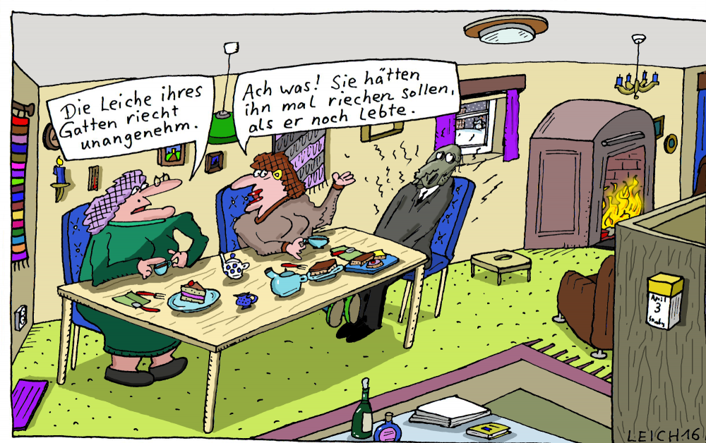 Cartoon: Kaffeetisch 1