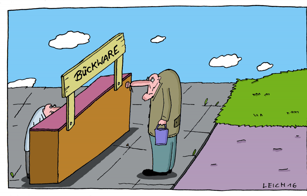 Cartoon: Ladentheke 1