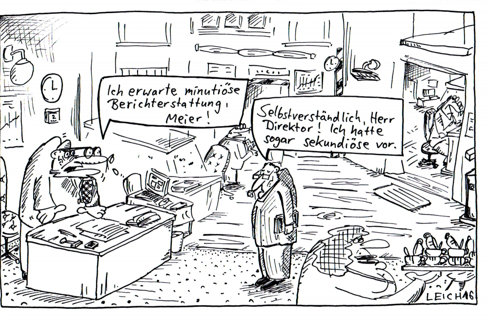 Cartoon: Büroboss 1