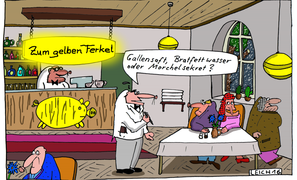 Cartoon: Im Gasthaus 1