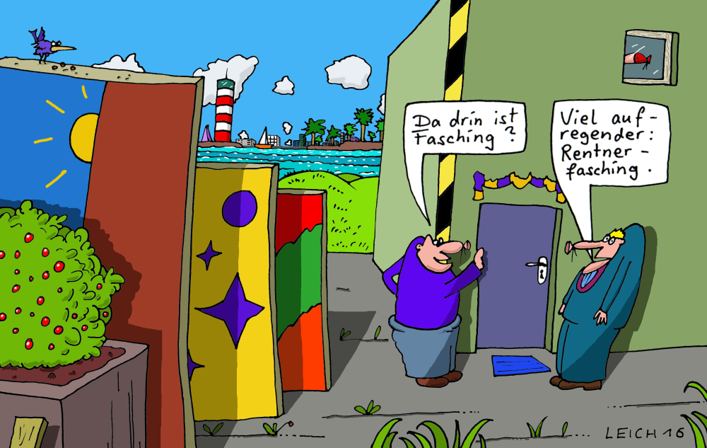 Cartoon: Da drin 1