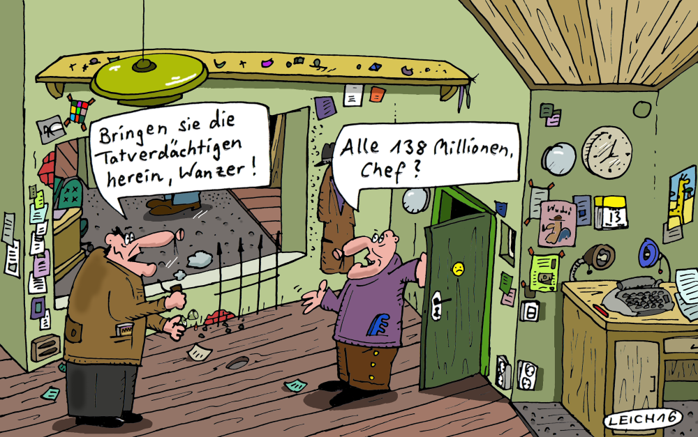 Cartoon: Krimi 1