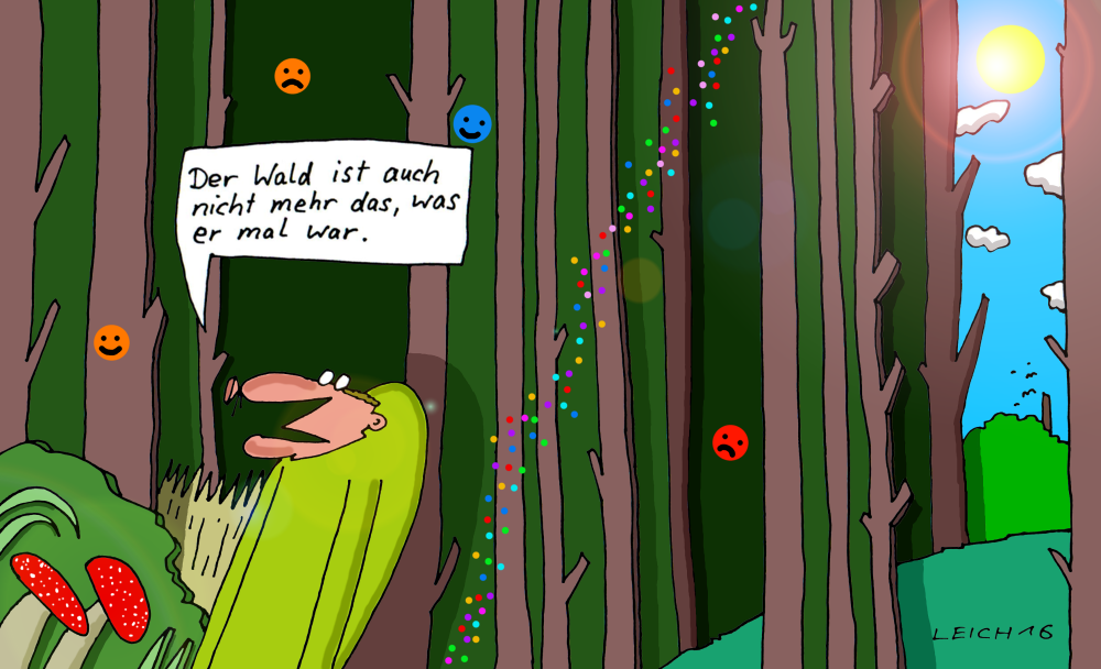 Cartoon: Der Wald 1