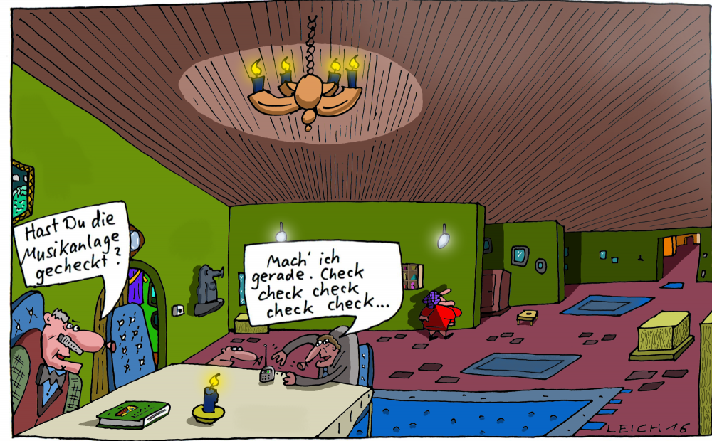 Cartoon: Kontrolle 1