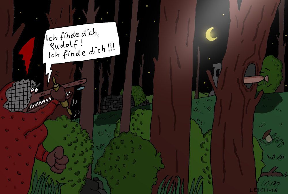 Cartoon: Wald 1