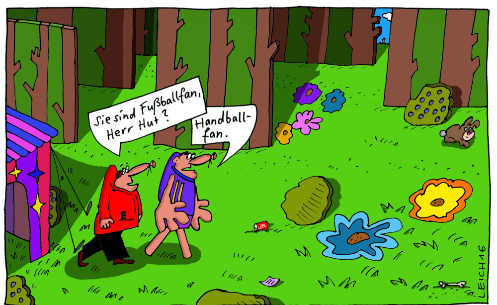 Cartoon: Hut 1
