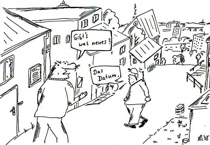 Cartoon: Zeit für alte Zeichnungen. 1