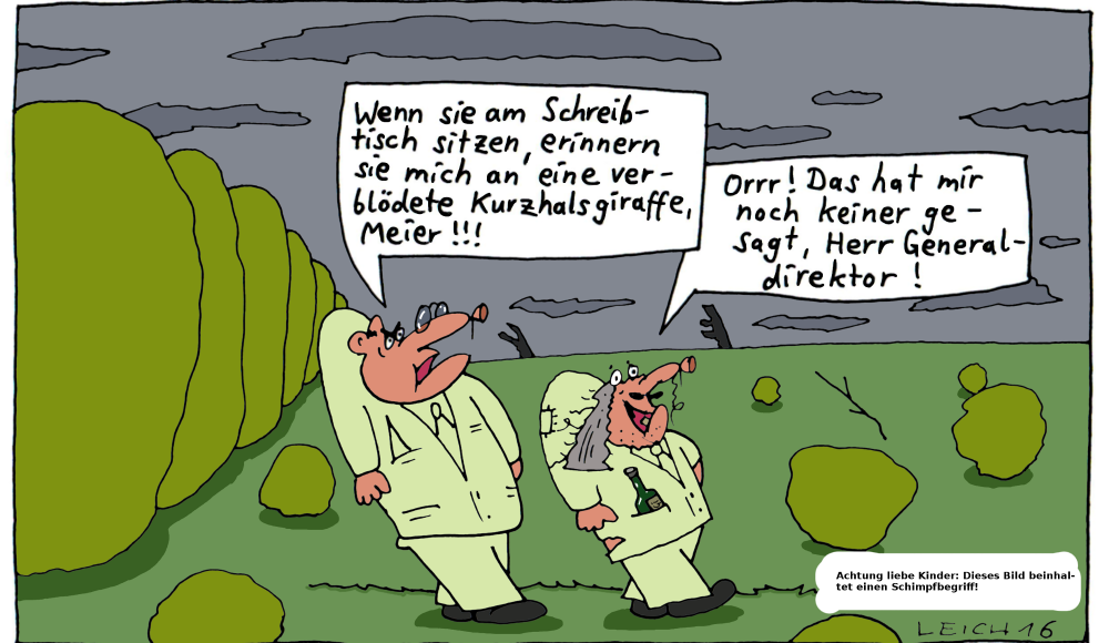 Cartoon: Tisch 1