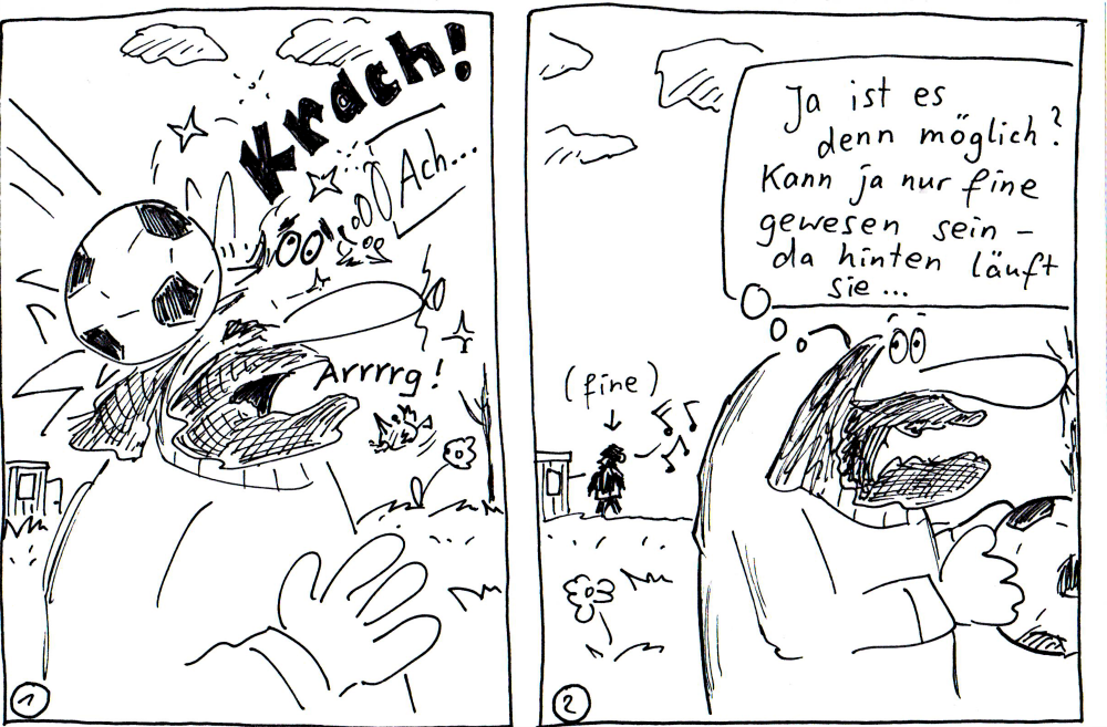 Cartoon: DAS ZUSPIEL 1
