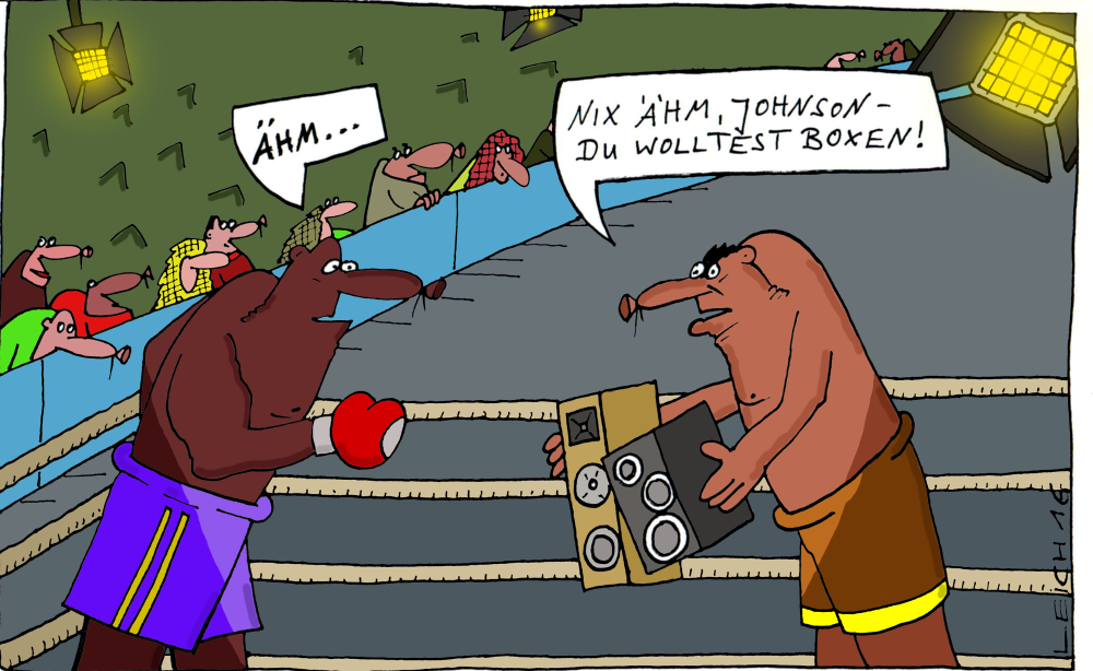 Cartoon: Ähm ... 1
