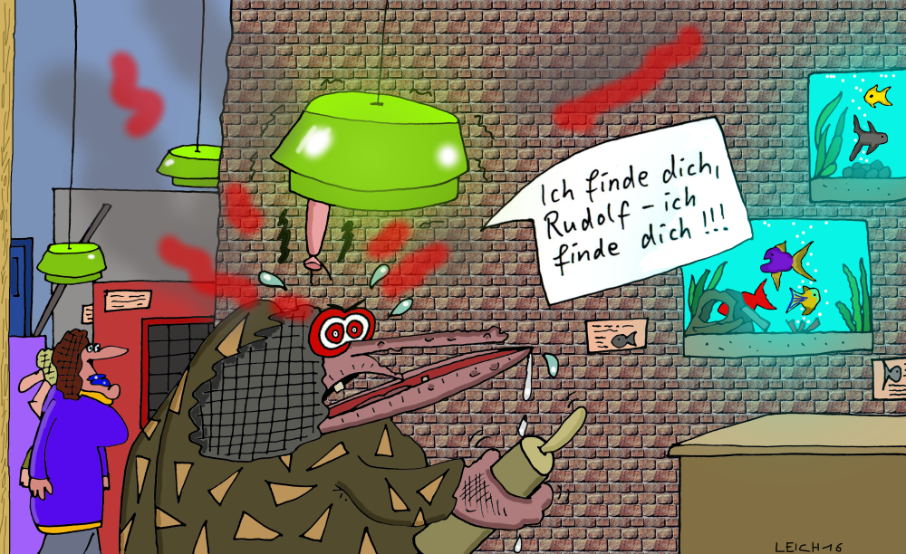 Cartoon: Unser Rudolf 1