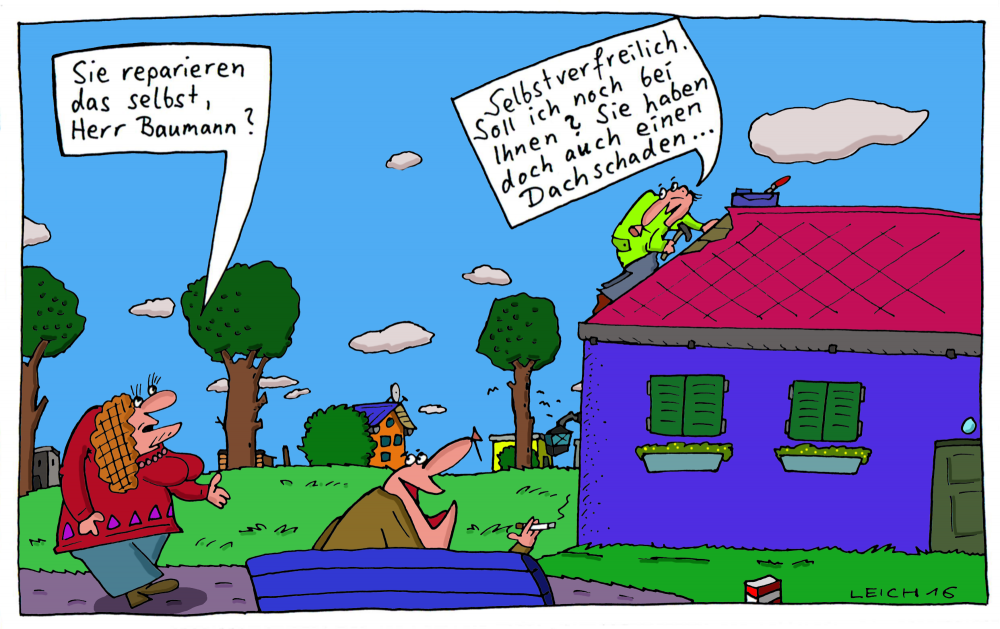 Cartoon: Reparatur 1