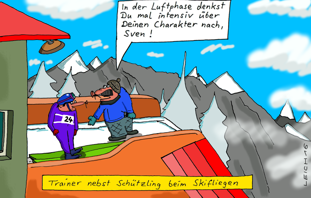 Cartoon: Wintersport 1