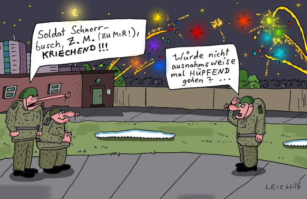 Cartoon: Armeegeschichten 1