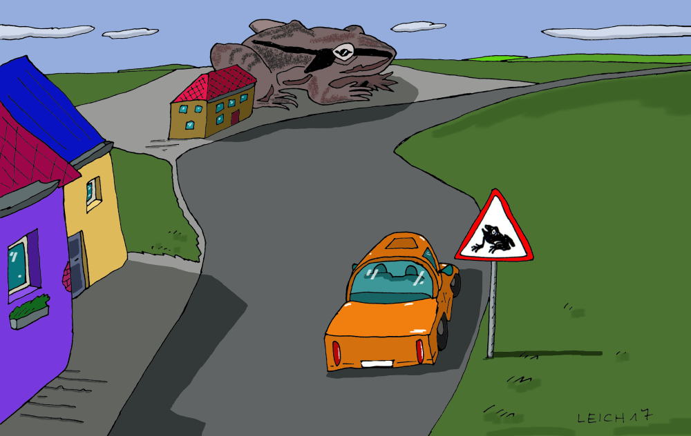 Cartoon: Verkehrsschild 1