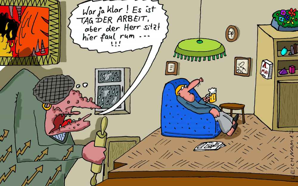 Cartoon: erster Mai 1