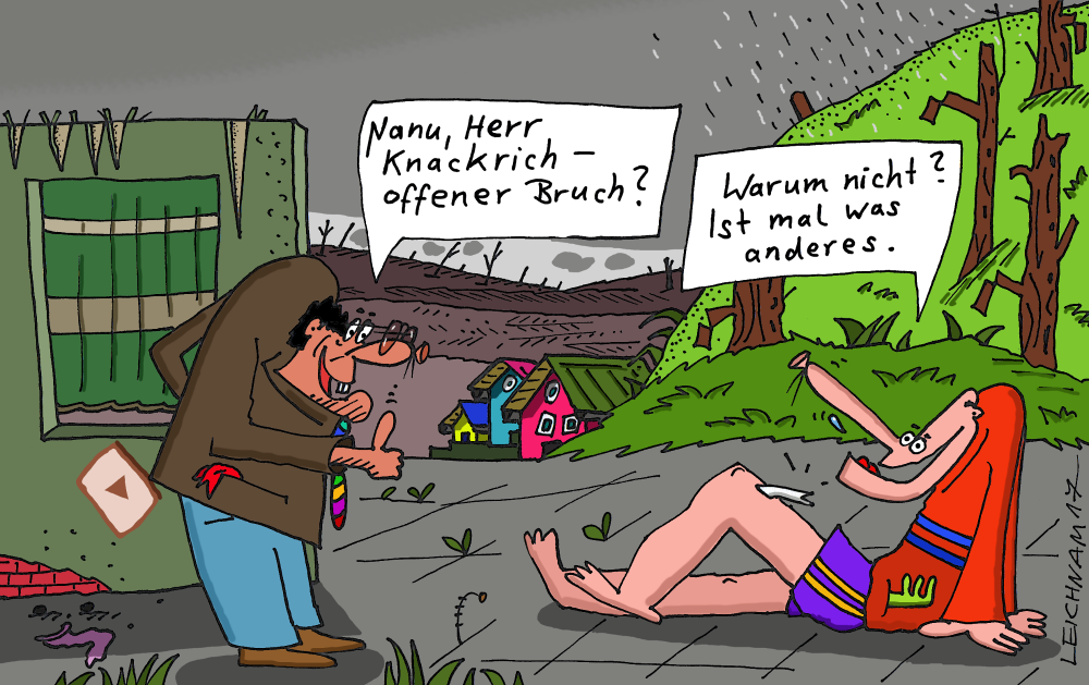 Cartoon: Fragezeichen 1