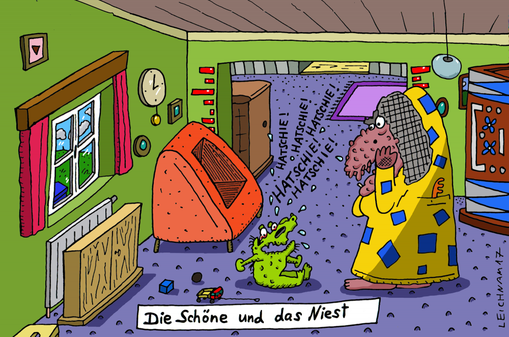 Cartoon: Auf dem Teppich 1