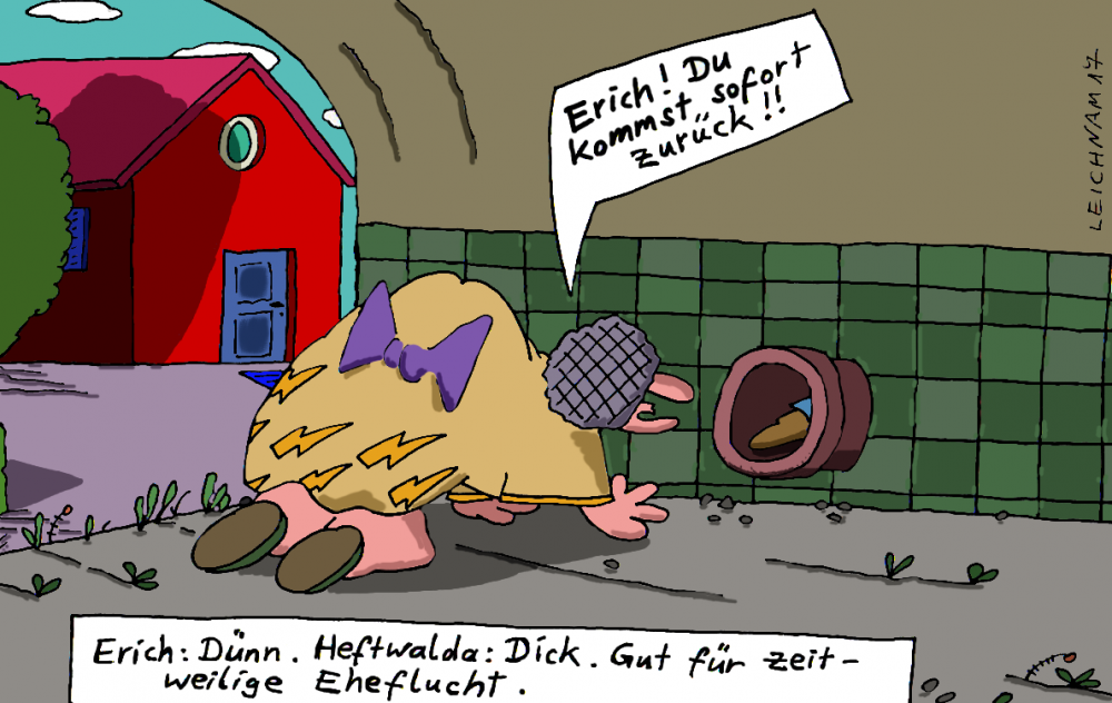 Cartoon: kriechend 1