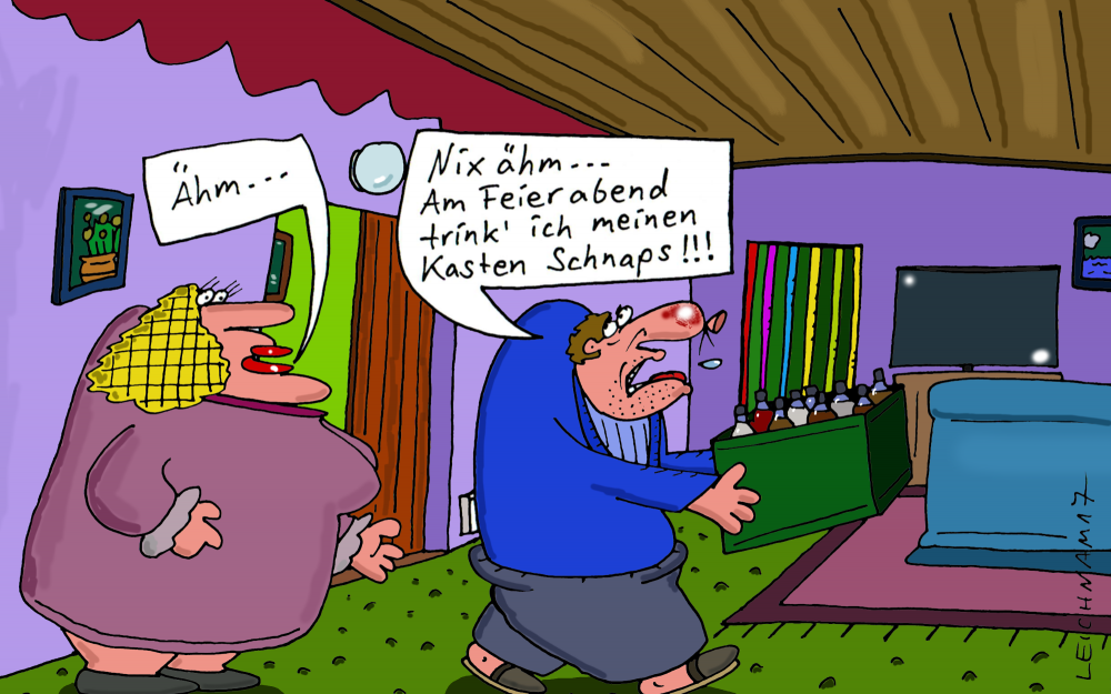 Cartoon: Ähm ... 1
