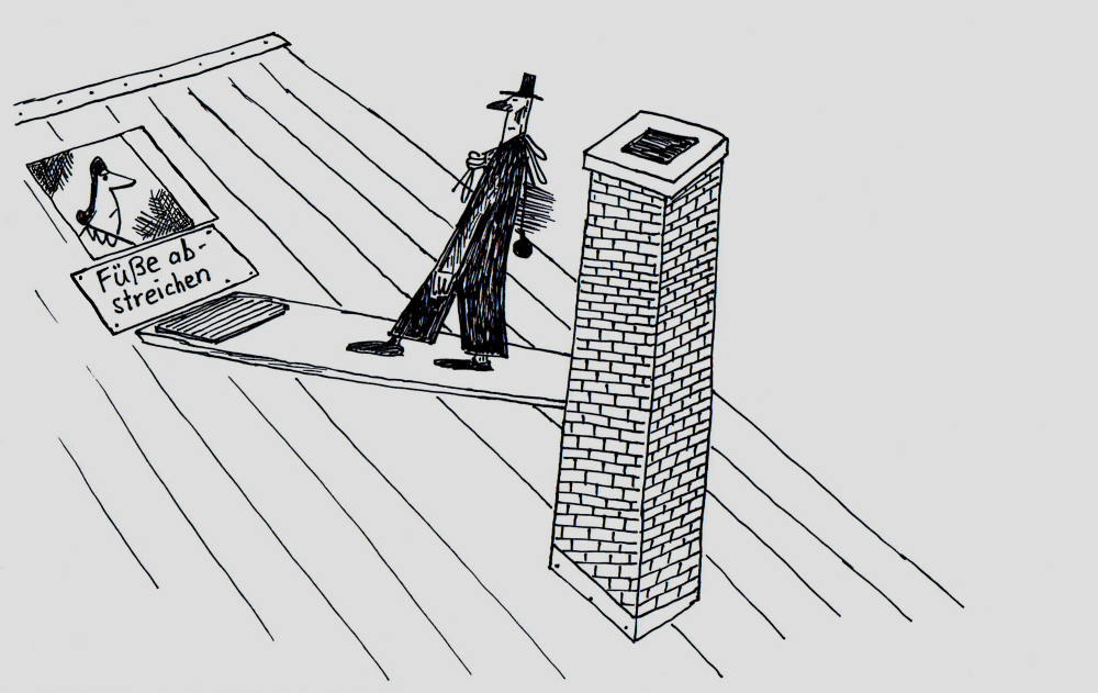 Cartoon: Essenkehrer 1